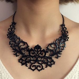 Lovely Black Statement Necklace